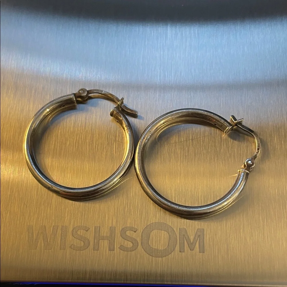 Sterling Silver Hoop Earrings